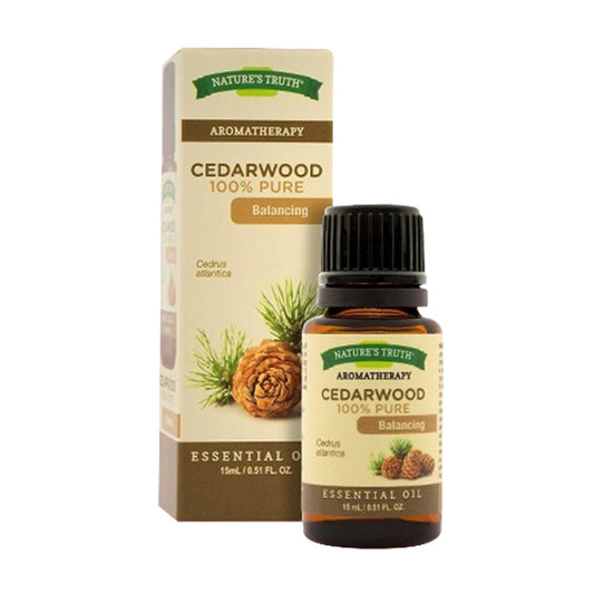 Natures Truth Aromatherapy Cedarwood 100% Pure Essential Oil, 0.51 oz
