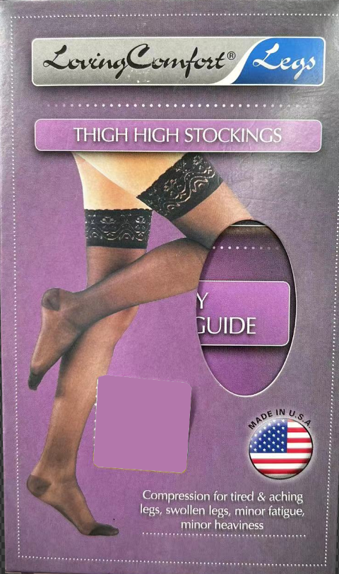 FASHION LACE THIGH HIGH STOCKING M