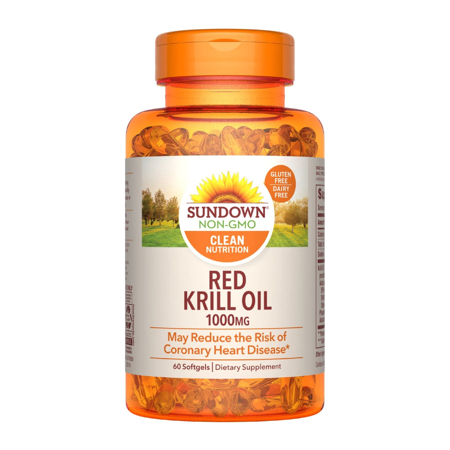 Sundown Krill Oil 1000mg Rapid Release Softgels 60 ct