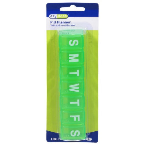 Ezy Dose Pill Planner, Weekly, M,1ea