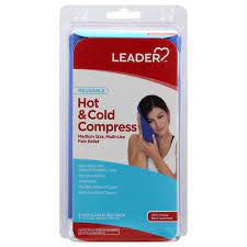 LEADER REUSABLE HOT & COLD COMPRESS GEL PACK MEDIUM SIZE
