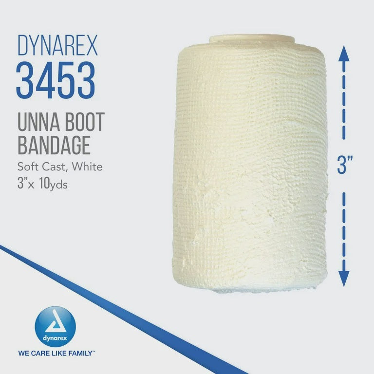 Dynarex Unna Boot Flexible Non-Sterile Bandage 3"X10YD 1 Each