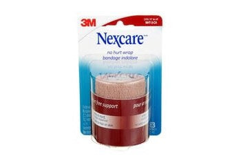 Nexcare No Hurt Wrap, 3 in x 80 in (2.2 yd) Unstretched, Tan