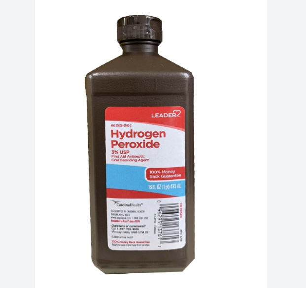 LEADER HYDROGEN PEROXIDE 3% USP 16OZ
