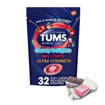 Tums Ultra Delight Chewy Antacids - Very Cherry - 32ct