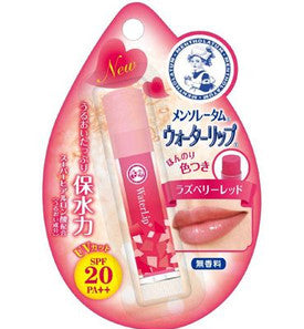 MENTHOLATUM WATER LIP BASBERRY RED