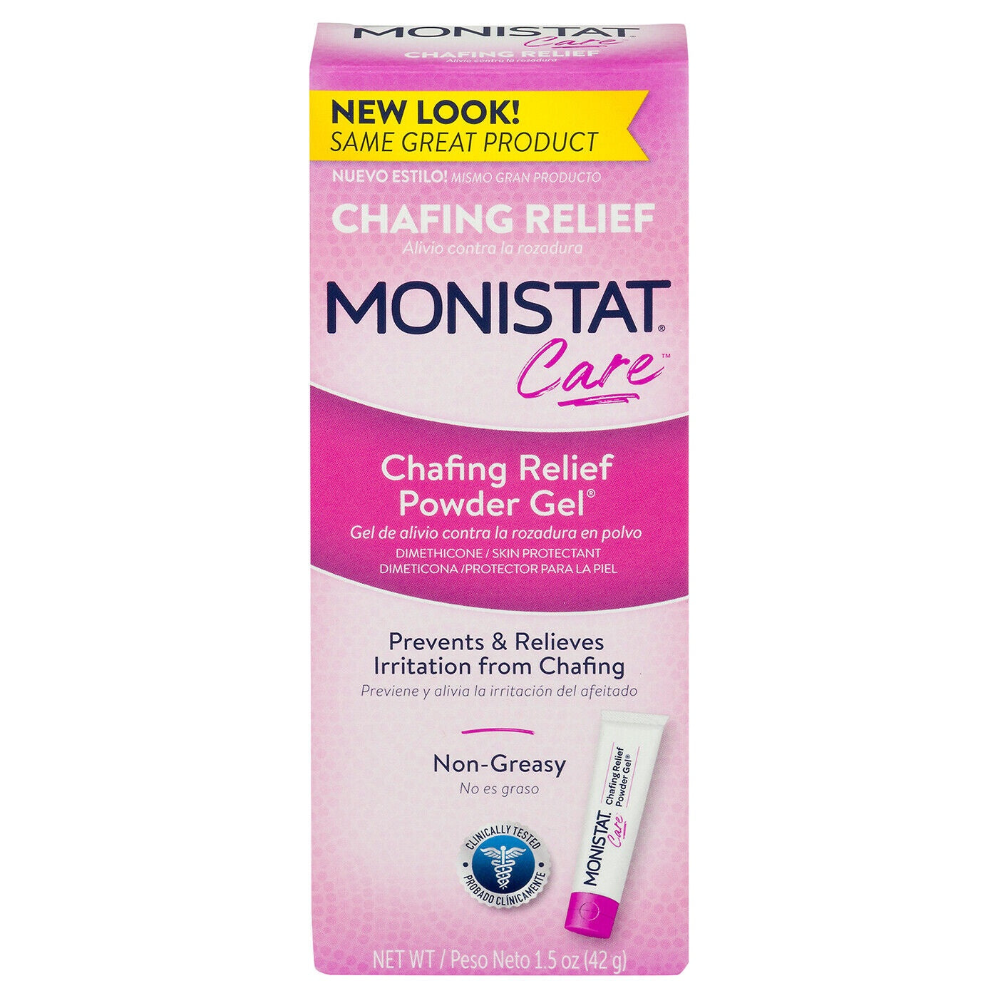 Monistat Complete Care Chafing Relief Powder Gel - 1.5 oz tube