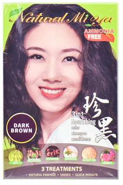 珍黑天然染护发乳 深黑色 NATURAL SHAMPOO+COLOR+CONDITIONER