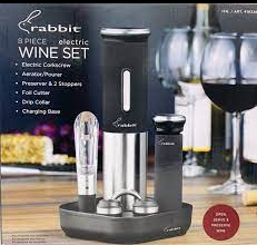 Rabbit Electric Wine Opener Set, 8-piece