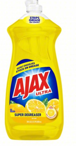 AJAX SHUPER DEGREASER DISH LIQUID LEMON 28Oz