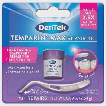 DENTEK REPAIR LOST FILLINGS & LOOSE CAPS 12+ REPAIRS