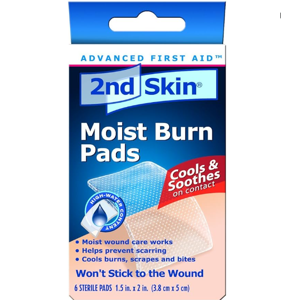 SPENCO 2ND SKIN MOIST BURN PADS MEDIUM 2 X 3 IN 4 CT