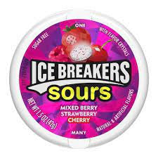 Ice Breakers Sours Strawberry-Mixed Berry 1.5 Oz