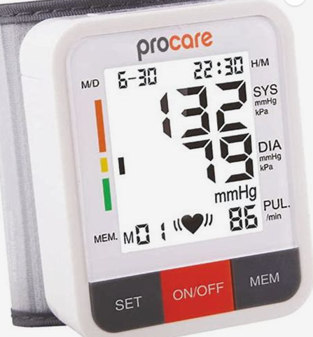 Procare Wrist Electronic Blood Pressure Monitor