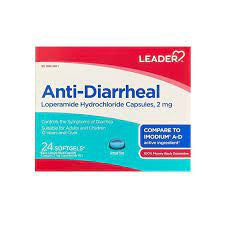 Leader Anti-Diarrheal Softgels - 24 Count