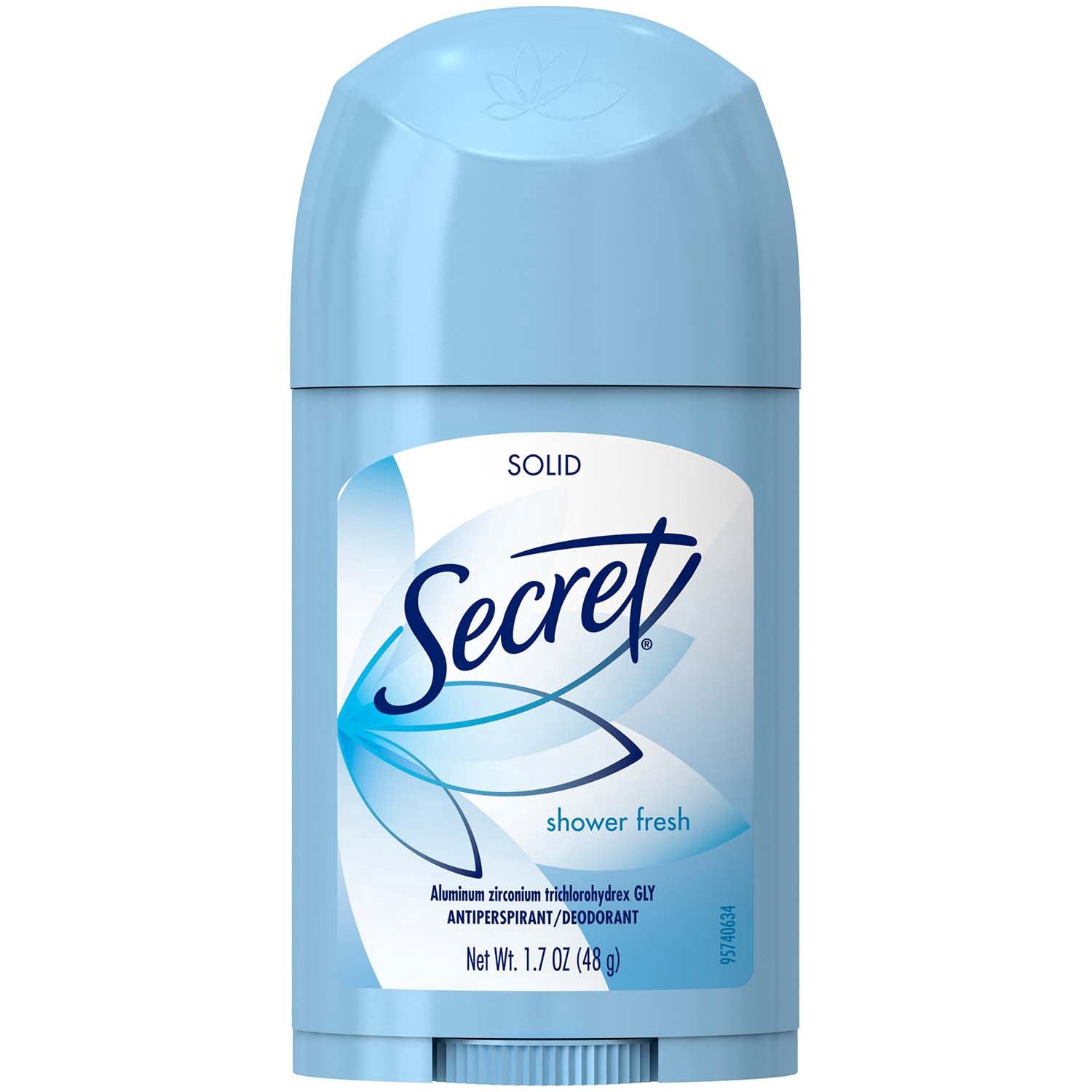 Secret Solid Antiperspirant and Deodorant Shower, Fresh Scent, 1.7 Ounce