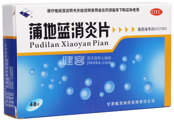 蒲地蓝消炎片 Pudilan Xiaoyan Pian 48片