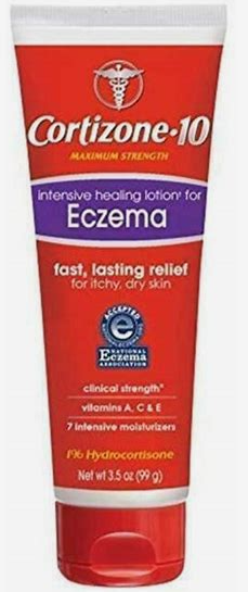 Cortizone.10 w/ Vitamins A, C & E, healing lotion for Eczema 3.5 Oz