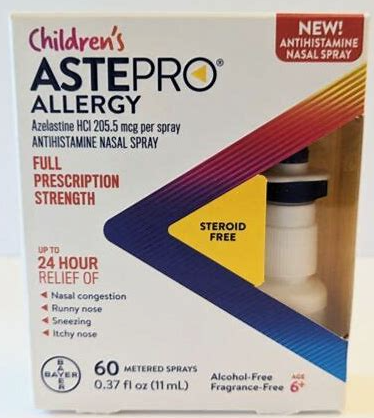 Children's Astepro Allergy 60 Metered Sprays (.37 Fl Oz)