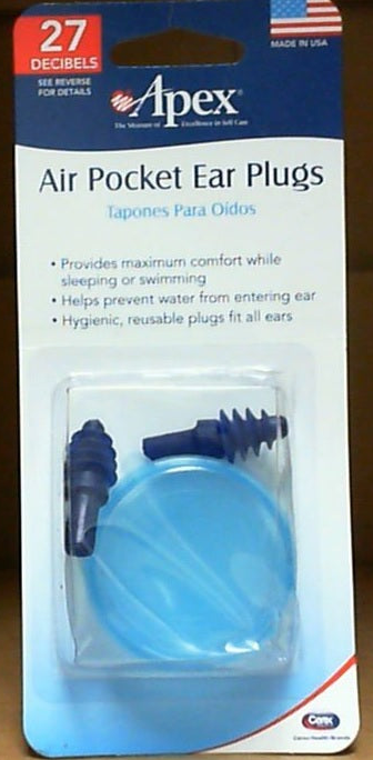 APEX AIR POCKET EAR PLUGS