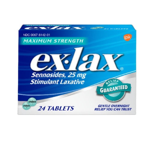 Ex-Lax Laxative, Stimulant, Maximum Strength, Pills - 24 pills