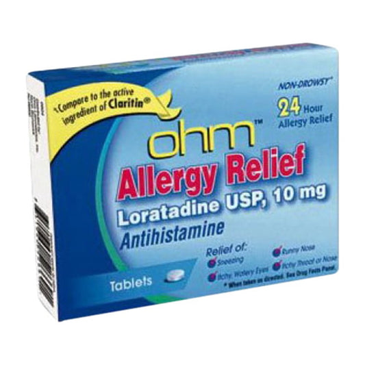 Ohm 24 Hour Allergy Relief Tablets 30 TABLETS