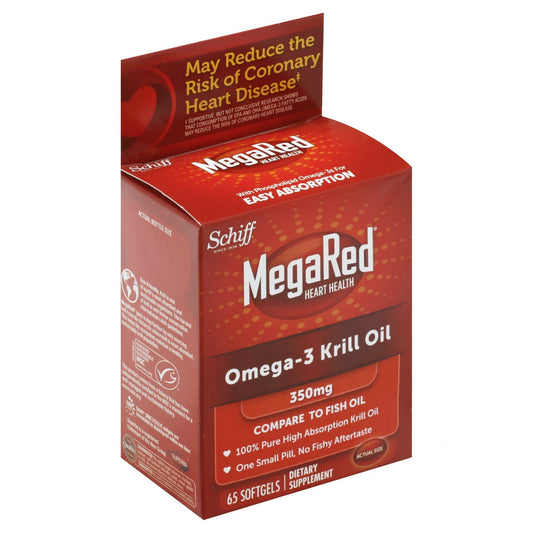 MEGARED SUPERIOR OMEGA3 KRILL OIL 350MG SOFTGELS 60 CT