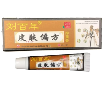 刘百年皮肤偏方抑菌膏 LIU BAI NIAN PI FU PIAN FANG 15g
