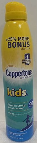 Coppertone Sunscreen Spray for Kids SPF 50, 6.9 oz