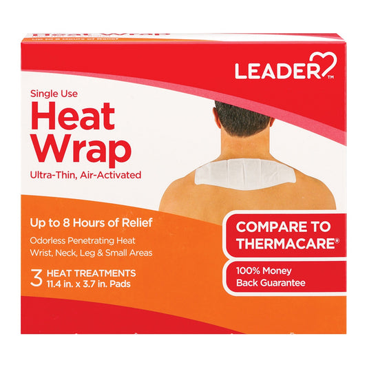 Leader Heat Wrap Ultra Thin Air Activated 3ct