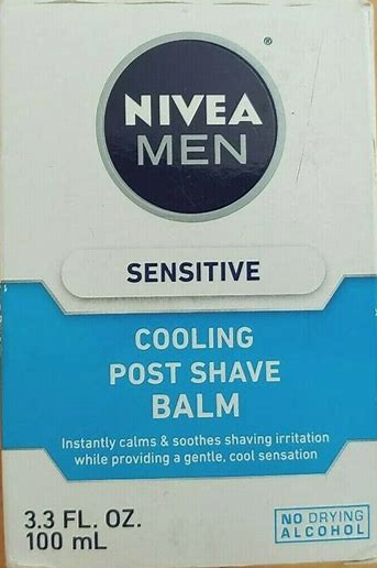 Nivea Men Sensitive Cooling Post Shave Balm 3.3 oz. NEW , LOTION