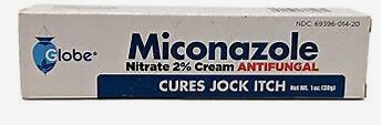 Globe Miconazole Nitrate 2 % Antifungal Cream 1 Oz