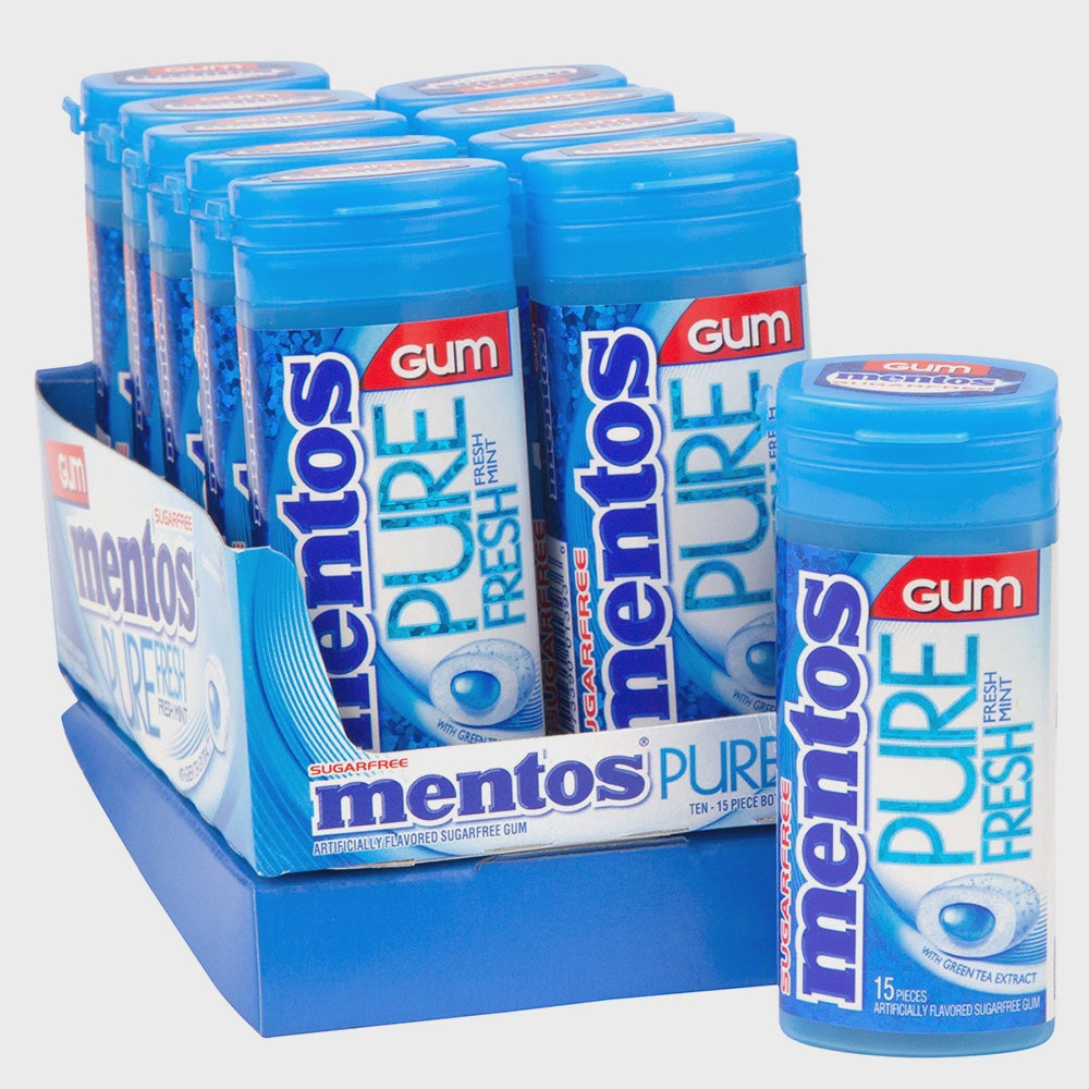 Mentos Gum Sugar Free Fresh Mint 1.06 Oz