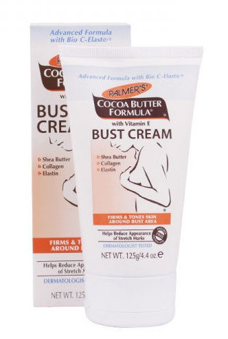 Palmer's Brand Cocoa Butter Formula Bust Cream, 4.4 oz 可可脂配方乳房妊娠纹按摩乳 125g