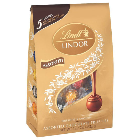 Lindt Lindor Assorted Chocolate Truffles, Assorted 21.2 oz (600g)