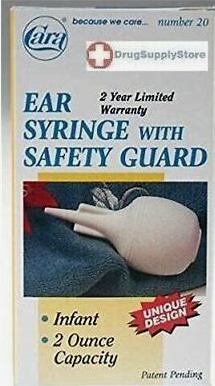 Cara EAR SYRINGE w/ SAFETY GUARD 2 Oz