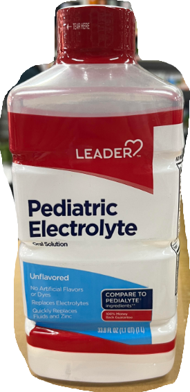 LEADER ELECTROLYTE 33.8 Fl Oz (1.1 Qt) (1L)