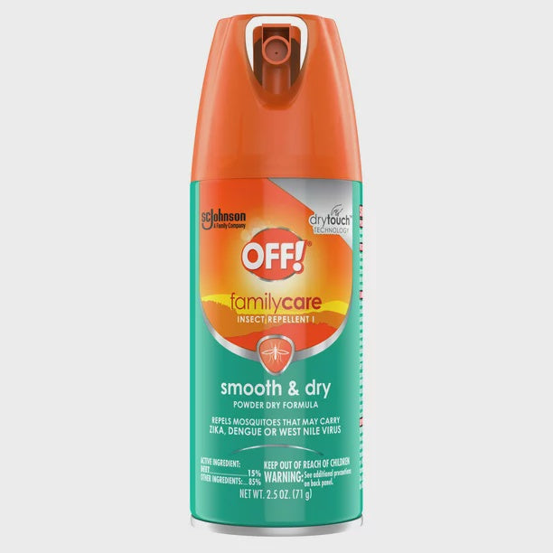 Off! Insect Repellent, Family Care Smooth & Dry, 2.5-oz
