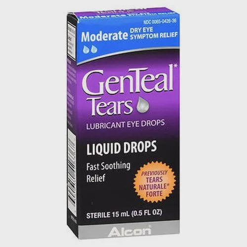 GENTEAL TEARS LIQUID DROPS FAST SOOTHING RELIEF 15ML