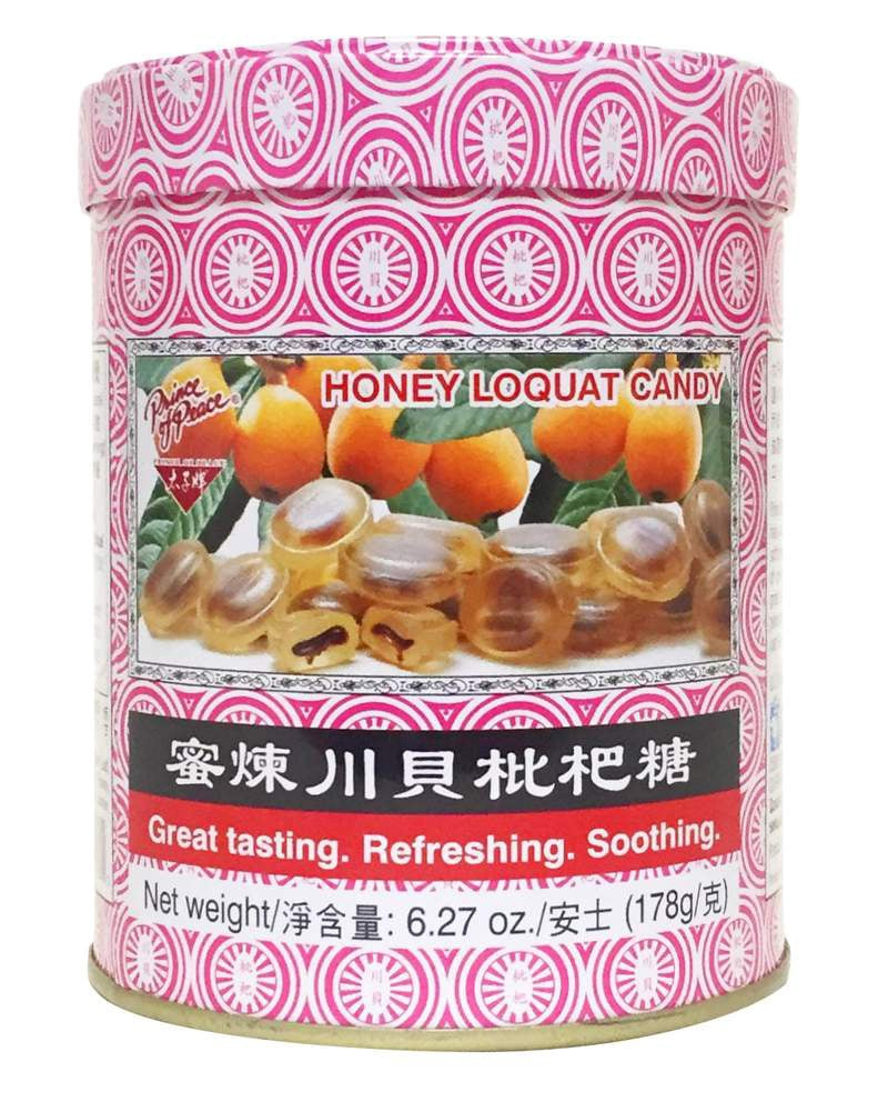 蜜炼川贝枇杷糖 Prince of Peace Brand Honey Loquat Candy 6.27 oz (178g)