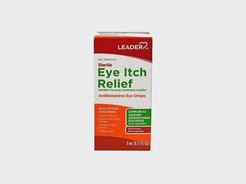 LEADER EYE ITCH RELIEF SOLUTION 0.025% DROPS 0.34 OZ