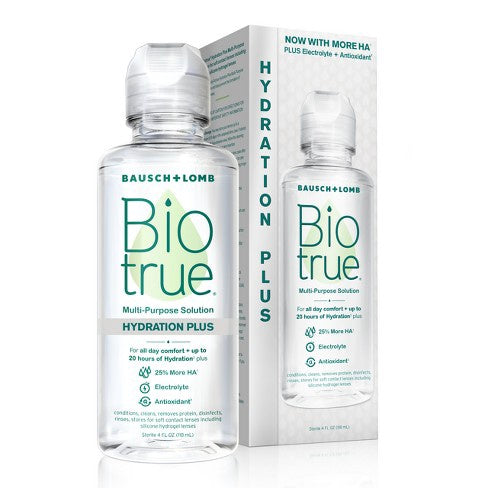 Biotrue Hydration Plus Contact Lens Solution - 4 Fl Oz