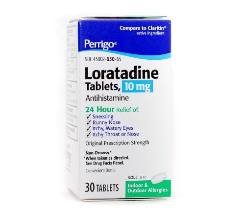 Perrigo Loratadine Tablets, 10 mg, 30 Count