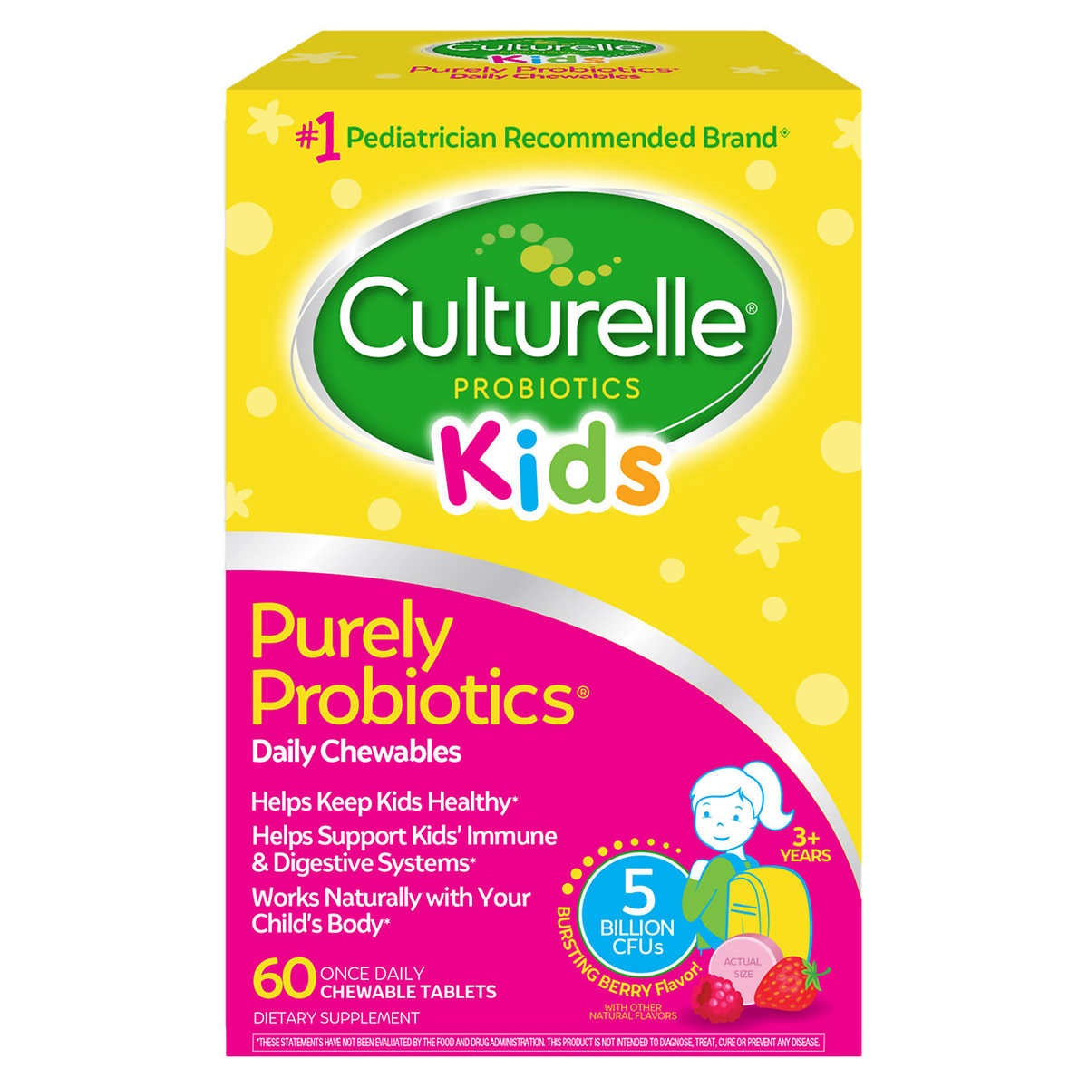 Culturelle Kid's Probiotics 60 tab/box