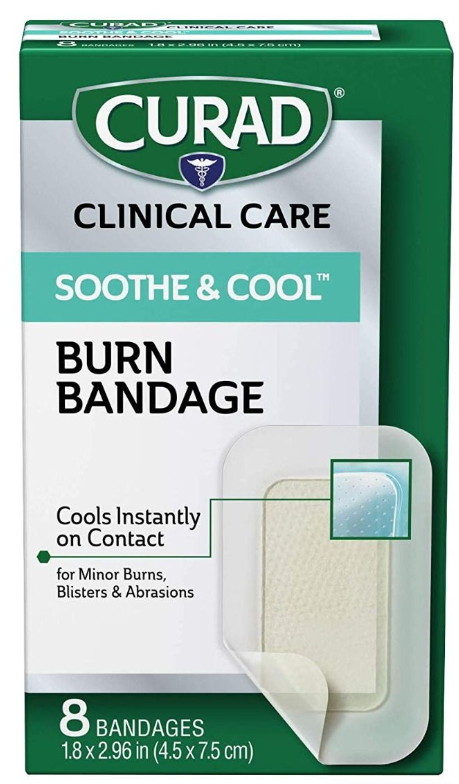 BURN BANDAGE 8 BANDS. CURAD