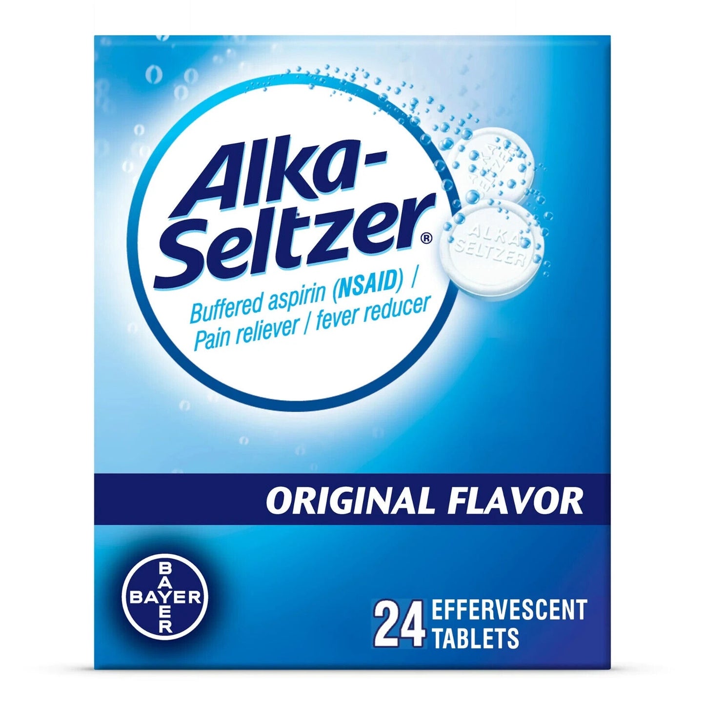Alka-Seltzer Original Effervescent Tablets, 24 Ct