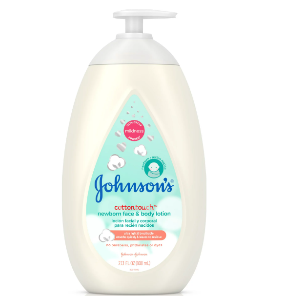 Johnson's Cottontouch Newborn Baby Face & Body Lotion - 27.1 Fl Oz