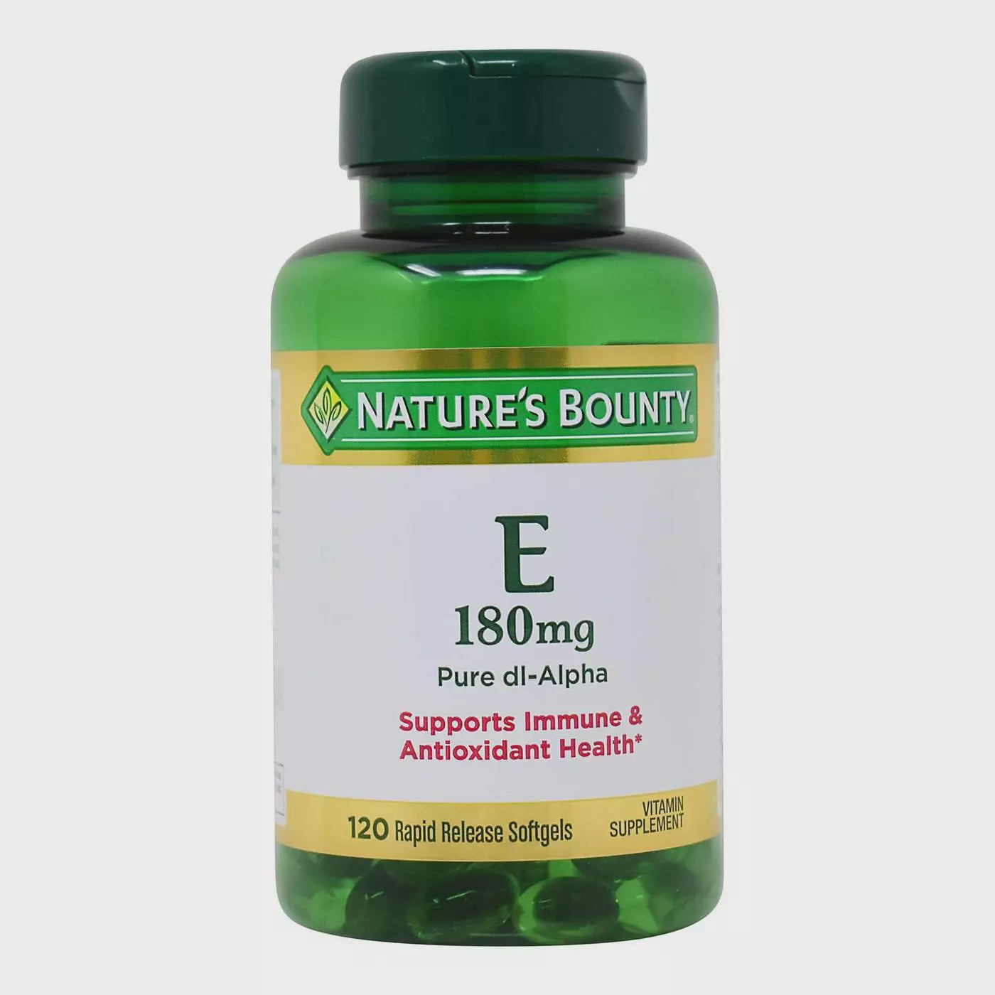 Nature's Bounty E-400Iu Pure Dl-Alpha Softgels 120 Ct