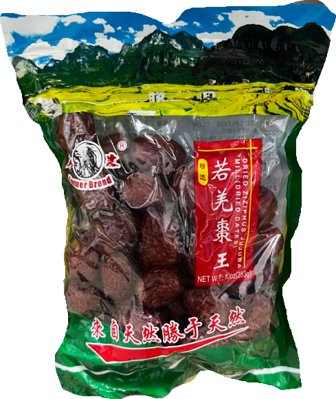 若羌枣王 Dried ziziphus jujuba mill (DRIED DATES)10 OZ 283g