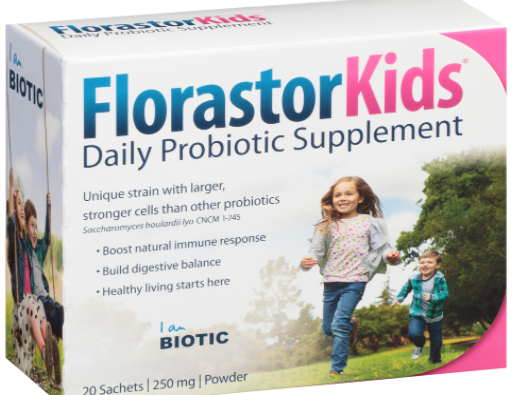 FLORASTOR KIDS PK 250MG 20 POWDER , PACKETS